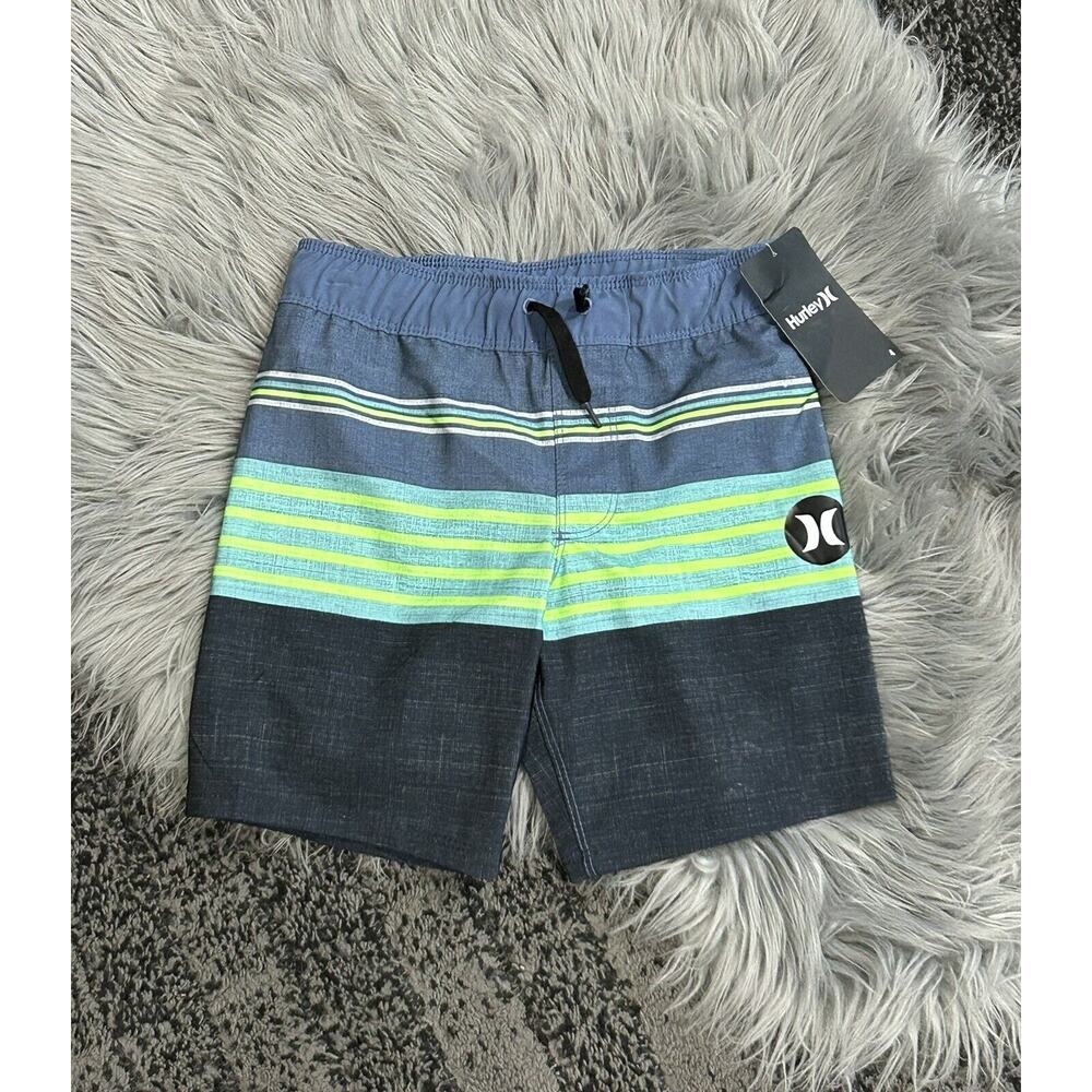 Hurley Boy's Youth Boardshorts Surf Size 4 swim shorts trunks (MSRP $38)